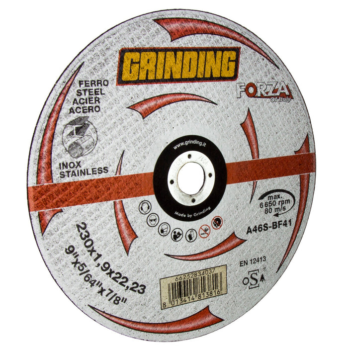 grinding forza disco piano x ferro 230x1,9 cod:ferx.98715