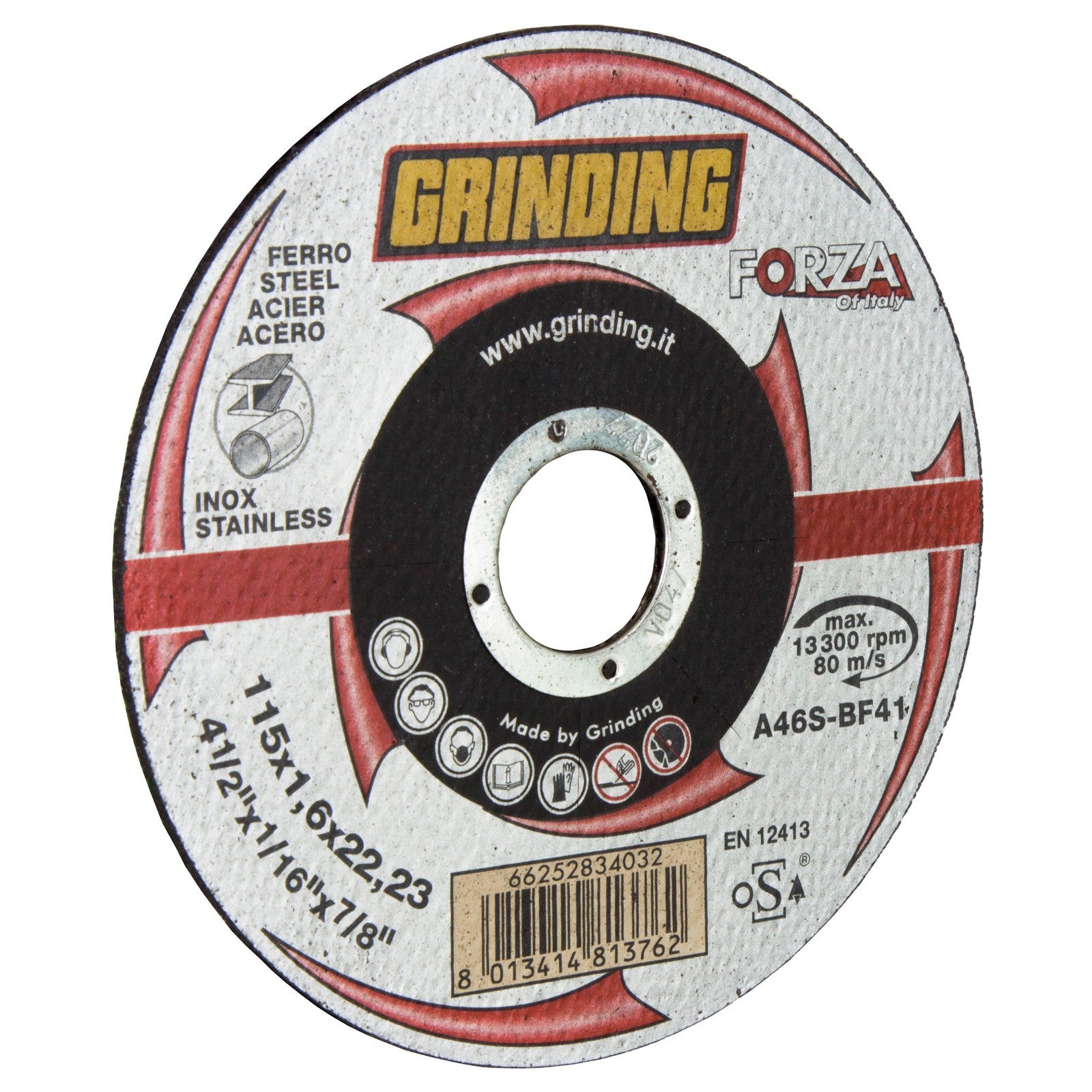 grinding forza disco piano x ferro 115x1,6 cod:ferx.98717
