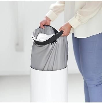Brabantia 104367 porta biancheria Marrone, Bianco