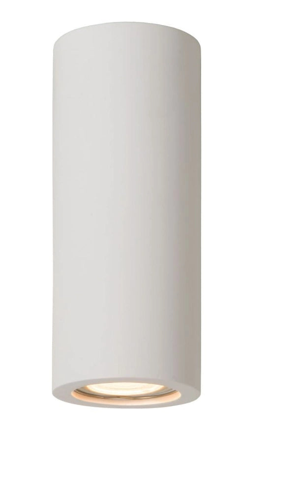 Spot da soffitto Lucide Gipsy bianco in gesso GU10 35W