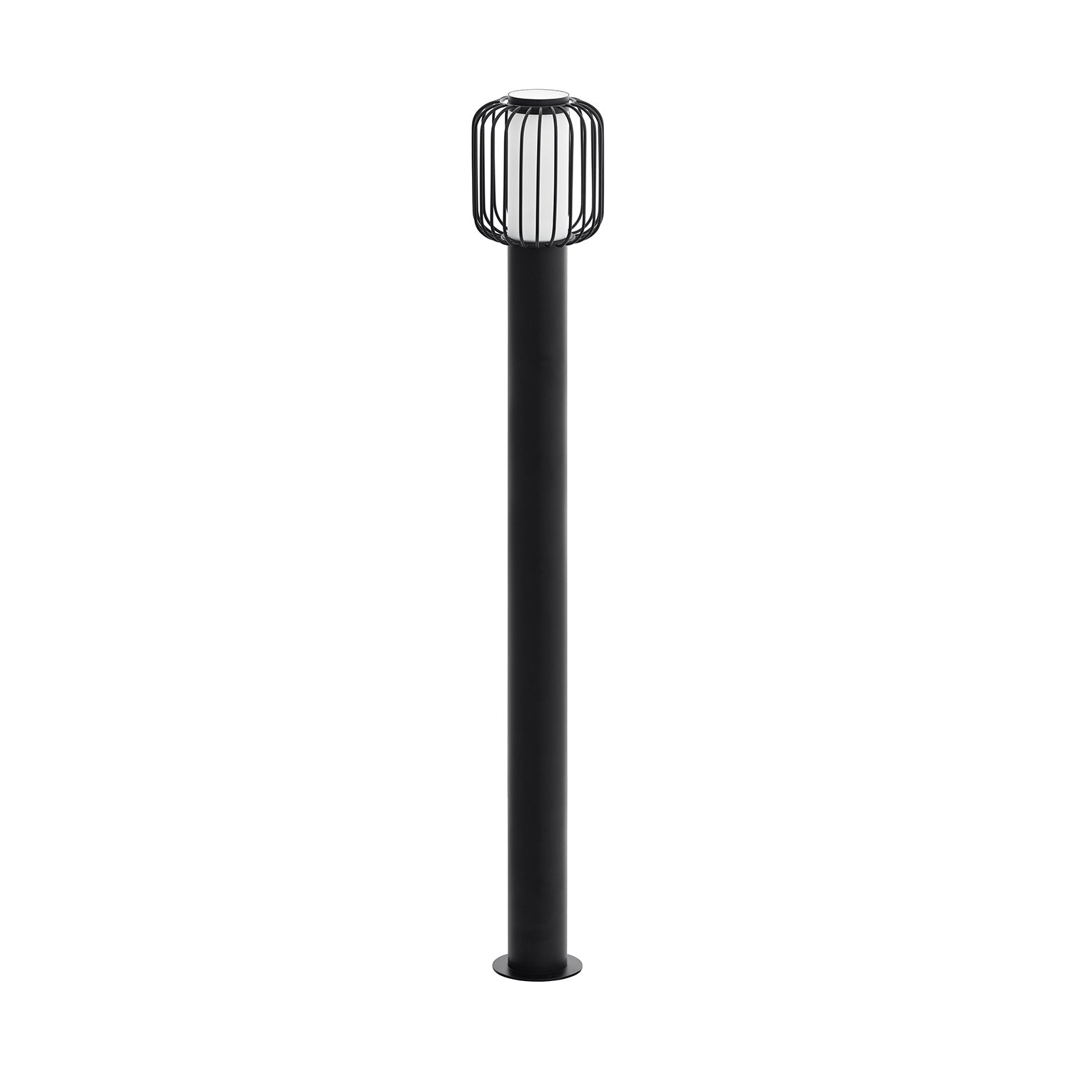 Paletto Esterno Contemporaneo Ravello Metallo Nero 1 Luce E27