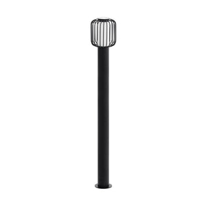 Paletto Esterno Contemporaneo Ravello Metallo Nero 1 Luce E27