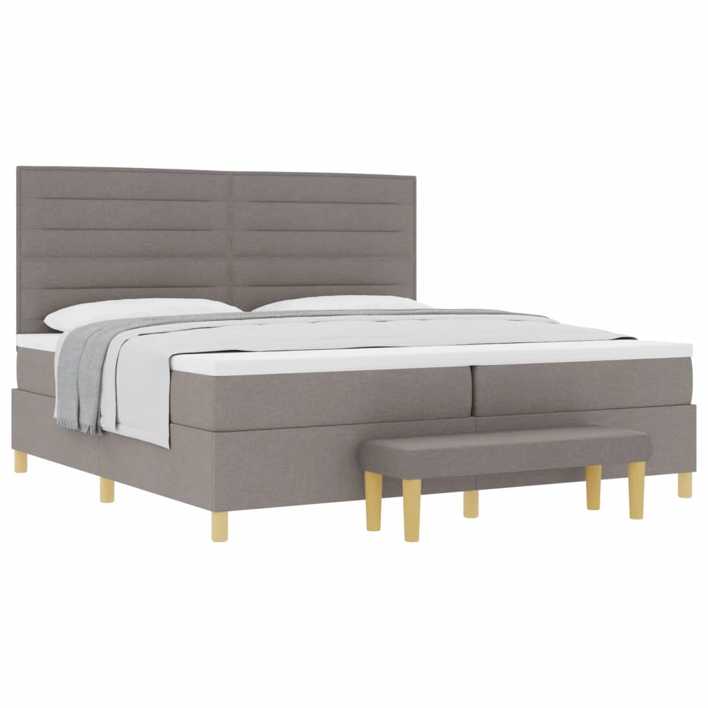 Letto a molle con materasso Talpa 200 x 200 cm Tessuto 3344251