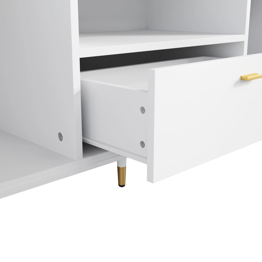 Mobile TV con 2 ante; 1 cassetto; 1 vano e passacavi per soggiorno 170×36×54 cm
