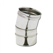 Inox mono parete aisi 316 curva 15 d.080 316l