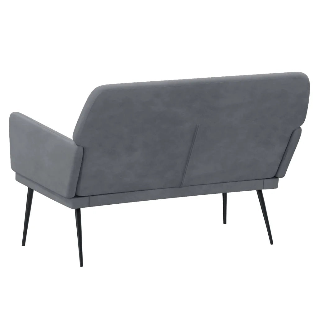 Panca Grigio Scuro 108x79x79 cm in Velluto CFW3747735