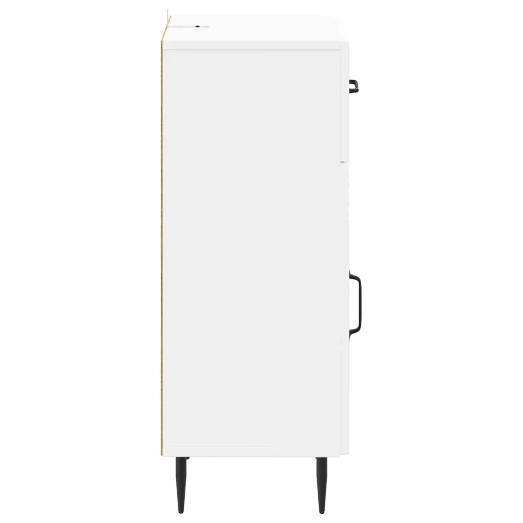 Mobiletto da Bagno HAARLEM Bianco 30 x 31 x 80 cm 896825