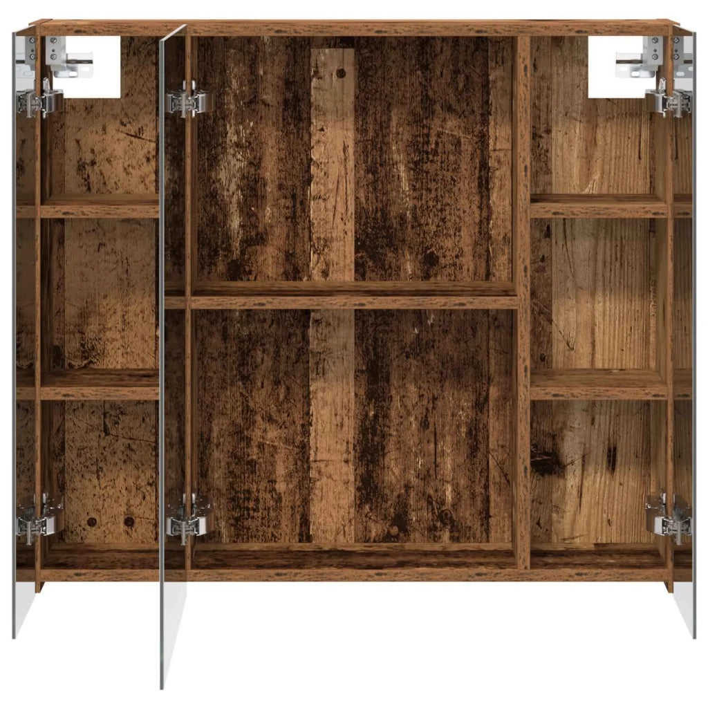 Mobiletto per specchio da bagno Legno vecchio 80 x 14.5 x 70 cm 889109