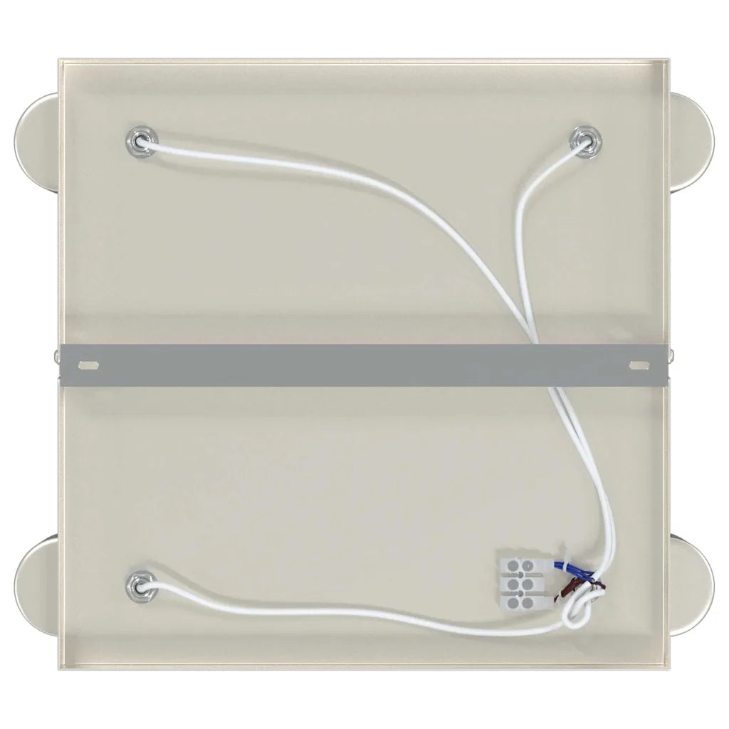 Faretto da soffitto Nichel 26,5 x 26 x 11,5 cm Metallo 4108187