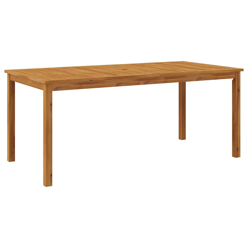 Set da Pranzo per Giardino 7 pcs Beige Legno di Acacia Massello 3365543