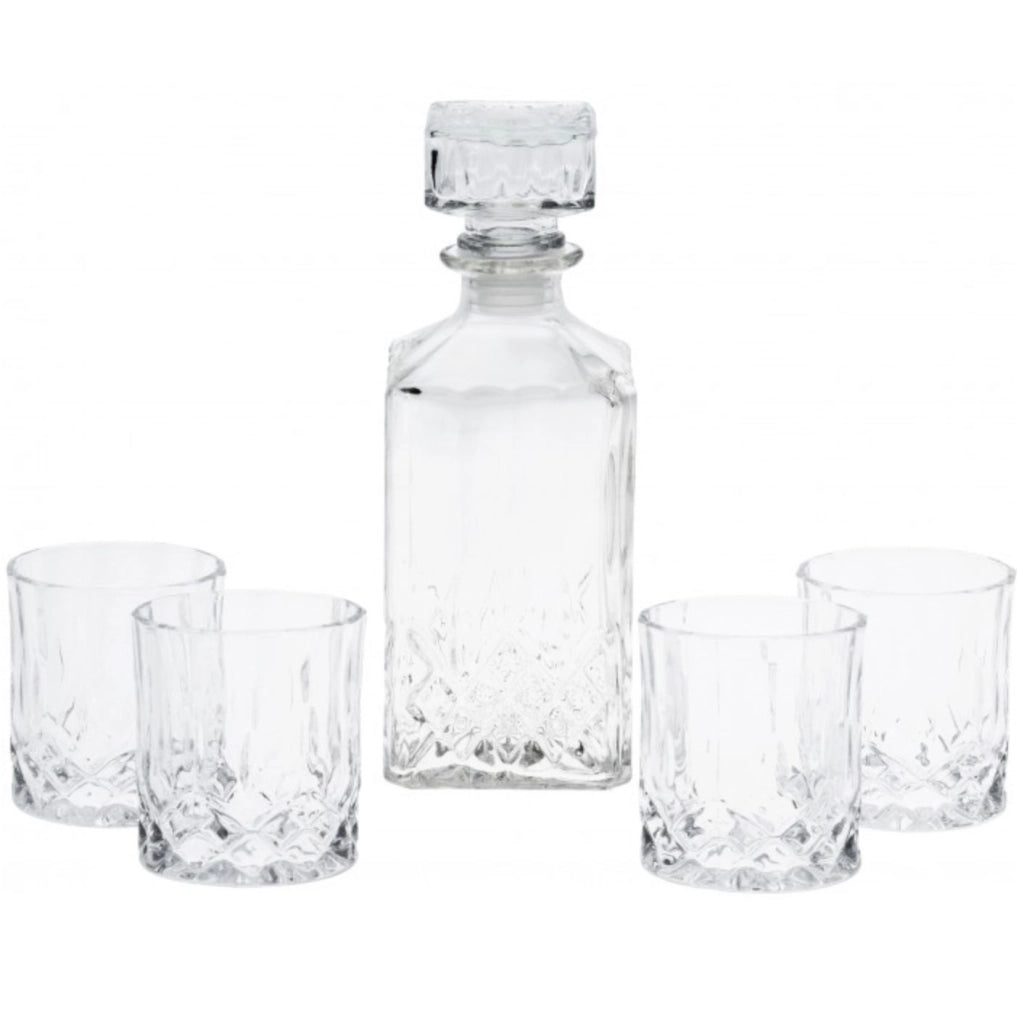 Set 5 pezzi Whisky in vetro
