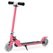 Monopattino pieghevole per bambini 70 x 31 x 63-86,5 cm maggiore sicurezza design divertente alluminio rosa 20_0014589