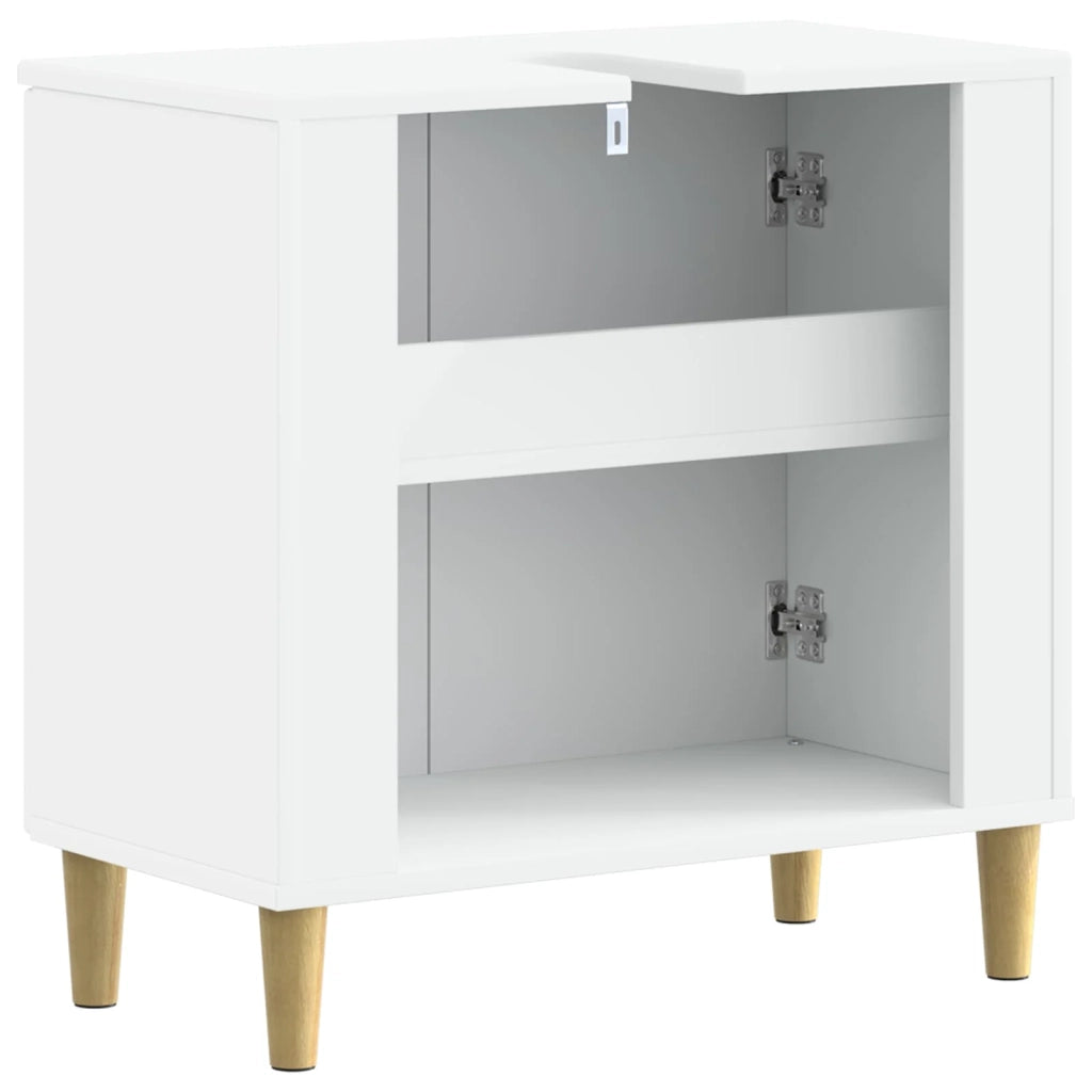 Armadio per Lavabo da Bagno DELFT Bianco 59,5 x 31,5 x 59 cm 897005