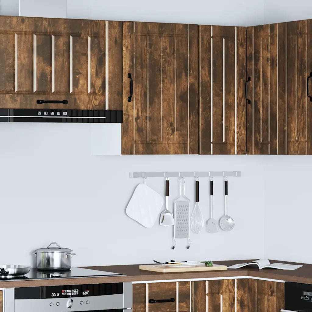 Pensile da Cucina Lucca Rovere Fumo in Legno Multistrato 853792