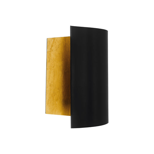 Applique Moderna Falicetto Acciaio Nero 1 Luce E27