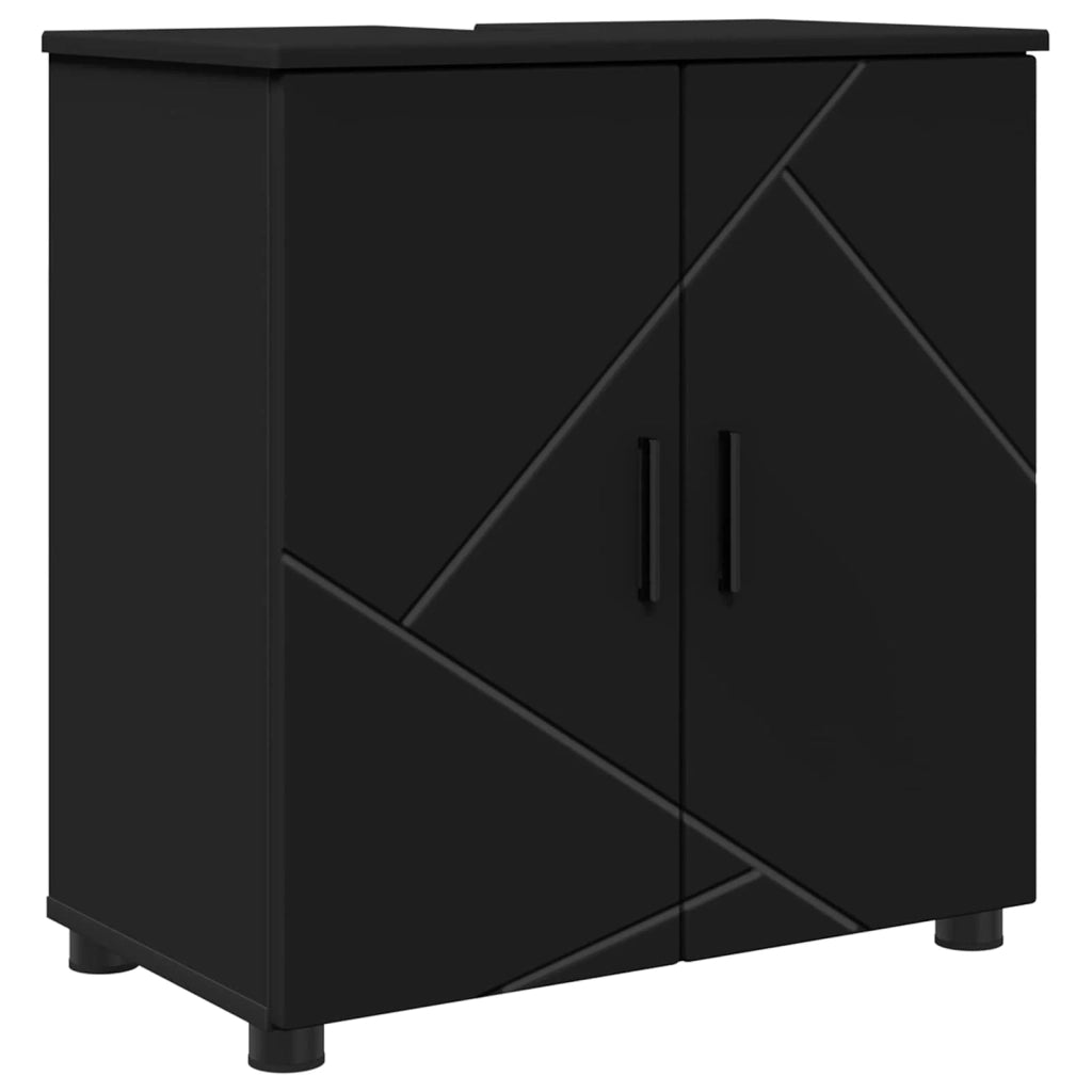 Mobile da Bagno Nero 61 x 35 x 64 cm 883285