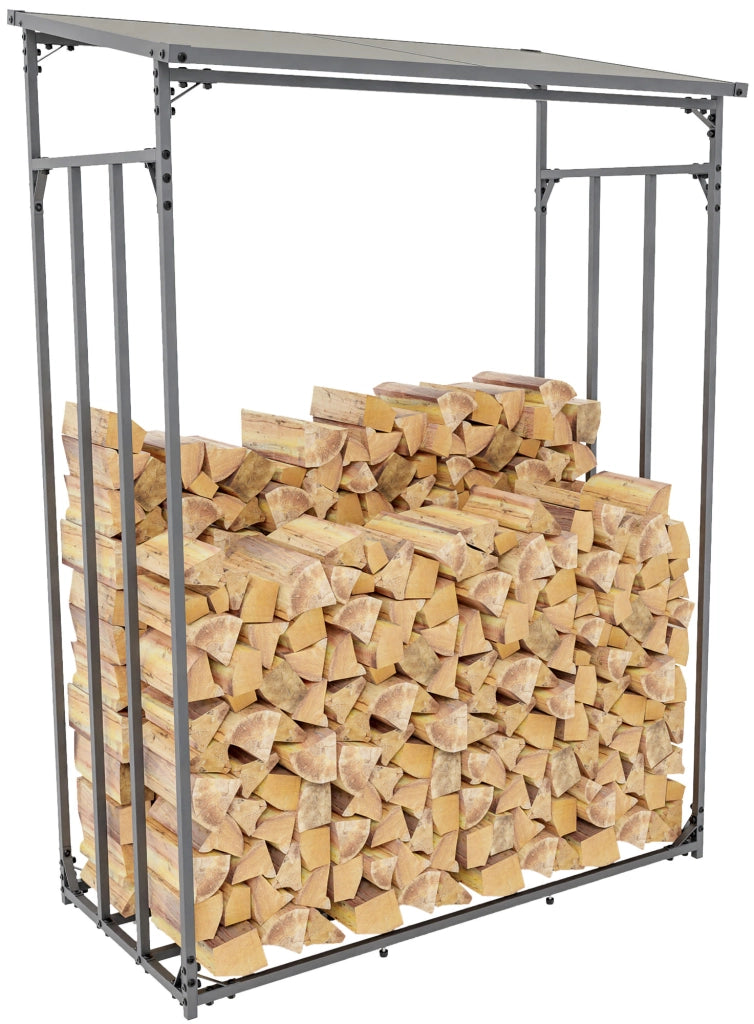 Scaffale portalegna per caminetto Ruston L