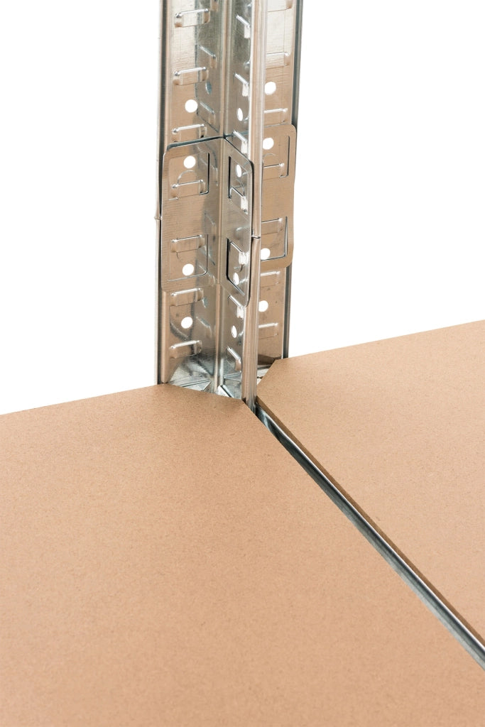 Doppio Scaffale Magazzino Alta Portata 875 KG argento