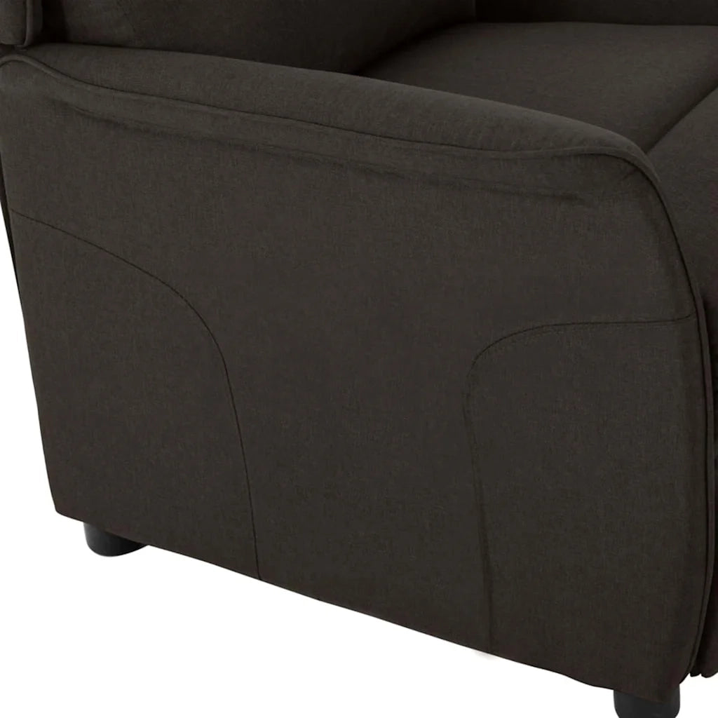 Poltrona reclinabile Marrone Scuro 66.5 x 94 x 101.5 cm 340157