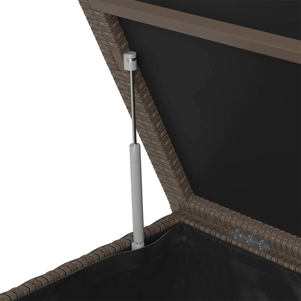 Oskar-Store OK-Living - Scatola per cuscini, marrone, 146 x 80 cm