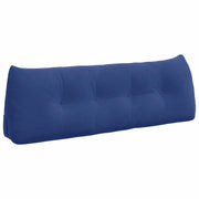 Cuscino per Schiena | Cuscino dorsale Blu Polizia 140 x 24 x 50 cm Velluto