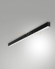 MILLET PLAFONIERA NERA A LED 4000K 3580LM 23W PRISMATIC IP40 100CM DIMMERABILE DALI