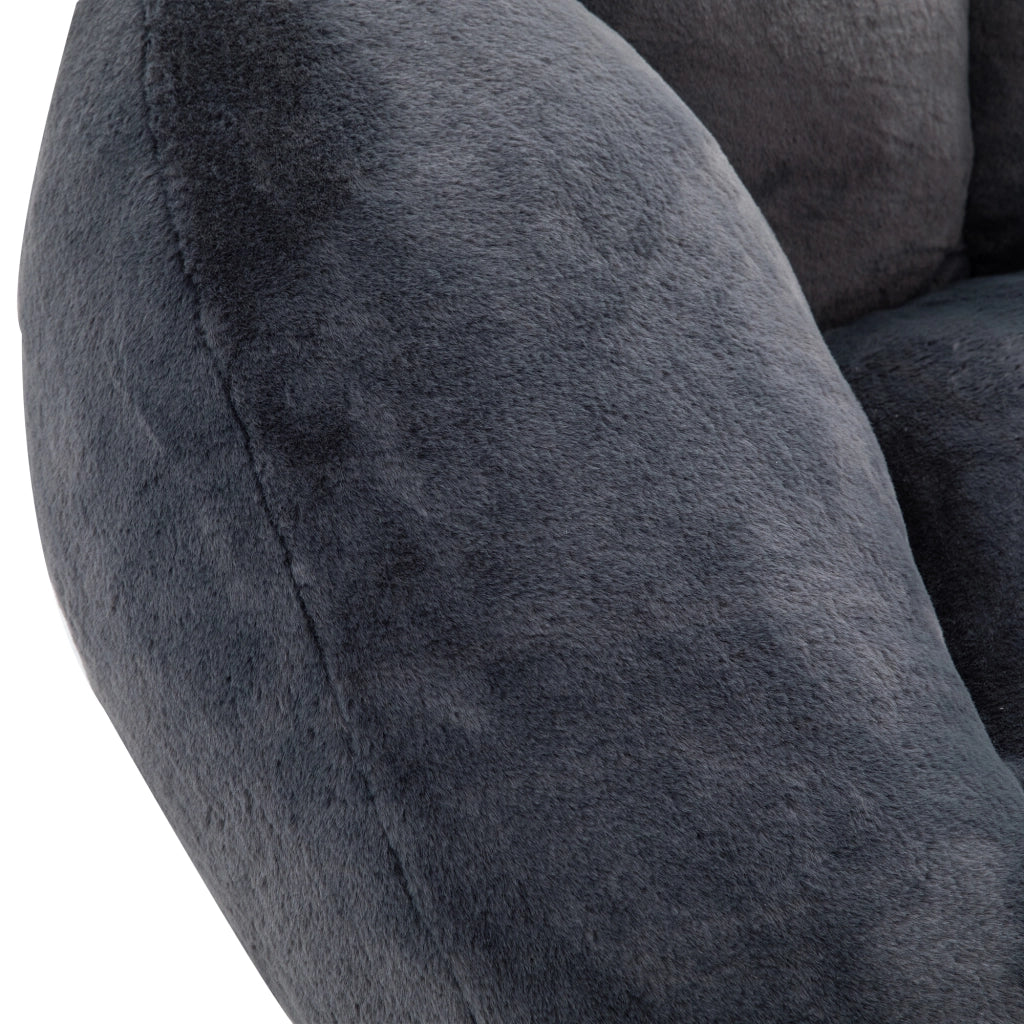 Divano Sacco Morbido in Peluche ¨C MINIMAL ¨C Antiscivolo, Senza Montaggio