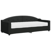 Divano letto | Sof¨¤ letto | Letto singolo con Materasso Nero 80x200 cm in Tessuto