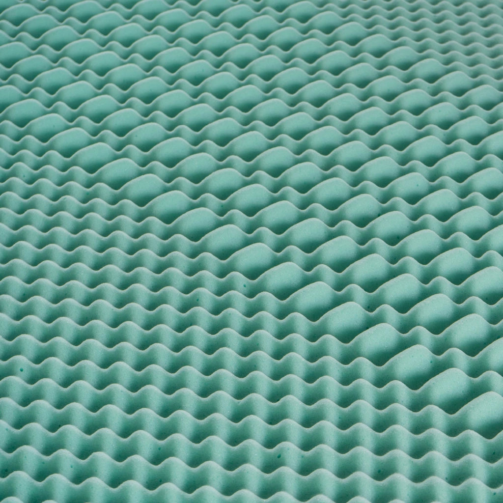 Topper Memory Foam 5 Zone 5 cm Rivestimento Aloe Vera Sfoderabile e Lavabile, Effetto Rinfrescante, 4 Elastici Angolari, Made in Italy Migliora Circolazione e Comfort del Sonno Singolo