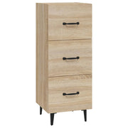 Buffet credenza cassettiera armadio mobile contenitore organizer cucina soggiorno rovere Sonoma 34,5 x 34 x 90 cm legno ingegnerizzato marrone 02_0031544