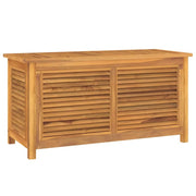 Contenitore e borsa da giardino 114 x 50 x 58 cm in legno massello di teak 02_0013130
