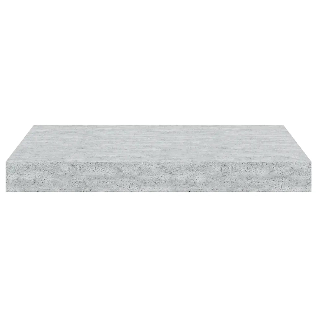 Scaffali a Parete 2 pz Grigio Cemento 40x23x3,8 cm in MDF 326592