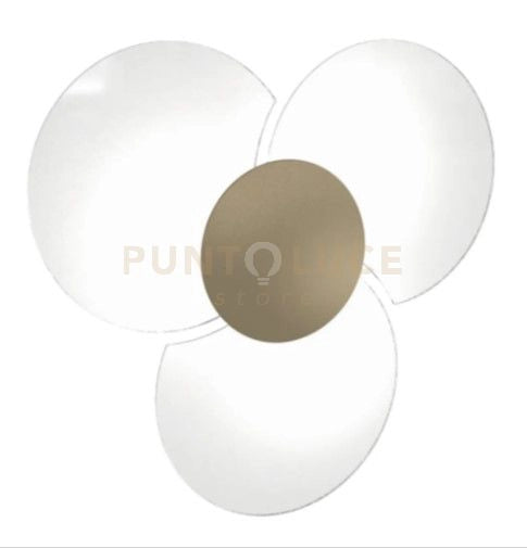 CLOVER APPLIQUE-PLAFONIERA D.100 CM 6 LUCI SABBIA 1114-100-SA