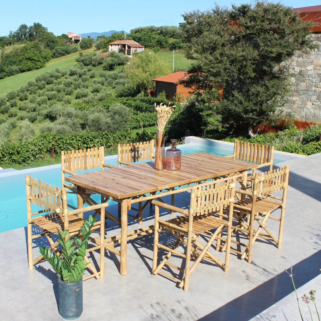 Tavolo da giardino in bamboo - LIBRE