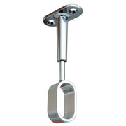 REGGITUBO ARMADIO OVALE REGOLABILE CENTRALE - ZAMA CROMATO H.MM 68/95 TUBO MM 30X15- 12 pezzi