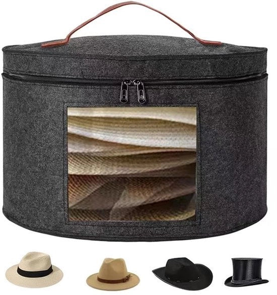 Cassa per cappelli, cassa per cappello, contenitore di archiviazione unisex