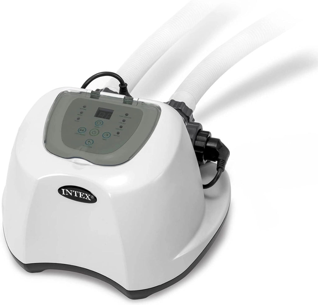 Intex 26668 Generatore Salino di Cloro Krystal Clear per Pompa Filtro 2650-12112 L-h Produzione Cloro 5 g-h per Piscine fino a 26500 L Plastica Bianco Flusso Pompa 2650-12112 L-h Produzione Cloro 5g-h