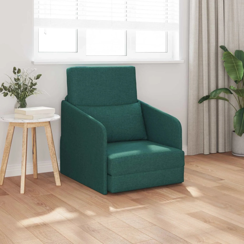 Divano letto Verde Scuro 65 x 80 x 83 cm Tessuto 4106641