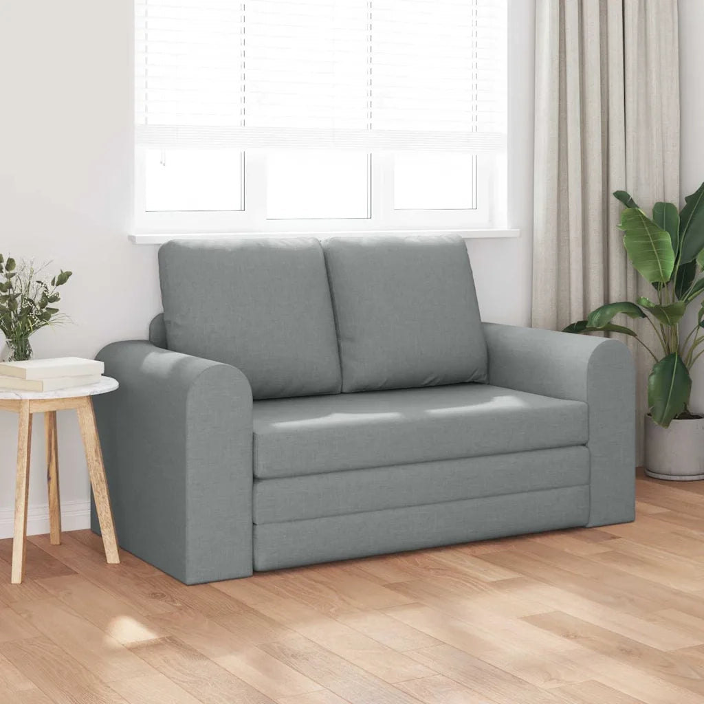 Divano letto-Sofa Letto-Daybed Grigio chiaro 148 x 71 x 83 cm Tessuto