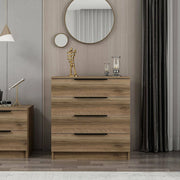 Elysee, Cassettiera 5 Cassetti, 73x42x77h cm Marrone Noce