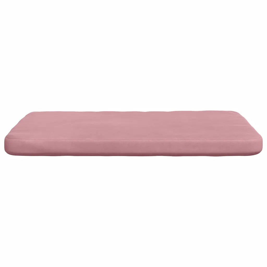 Cuscini per Seduta 4 pcs Rosa 40 x 40 x 3 cm Velluto