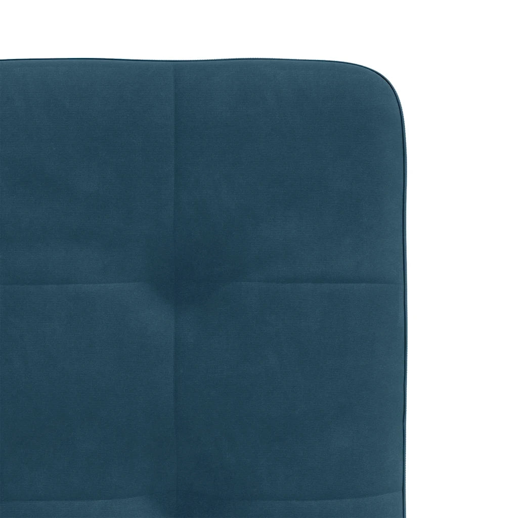 Sedie da Pranzo 2 pz Blu in Velluto 4101067