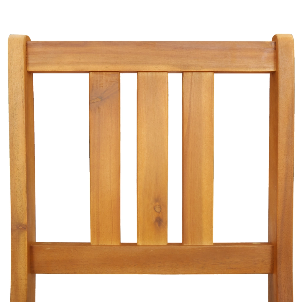 Sedie da Giardino Pieghevoli 6 pz 36x46x86 cm Legno Massello di Acacia