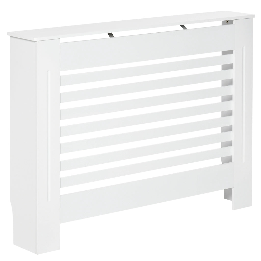 Copritermosifone Legno Bianco Moderno ¨C zephmum ¨C 112x19x81 cm