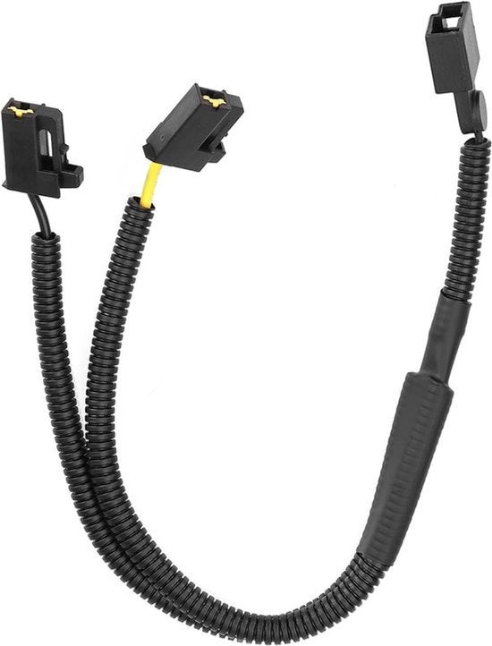 Adattatore di cavo Y per convertitore di clacson - Plug-and-Play - Installazione - Compatibile con Toyota - Suono - Nero - Accessorio.