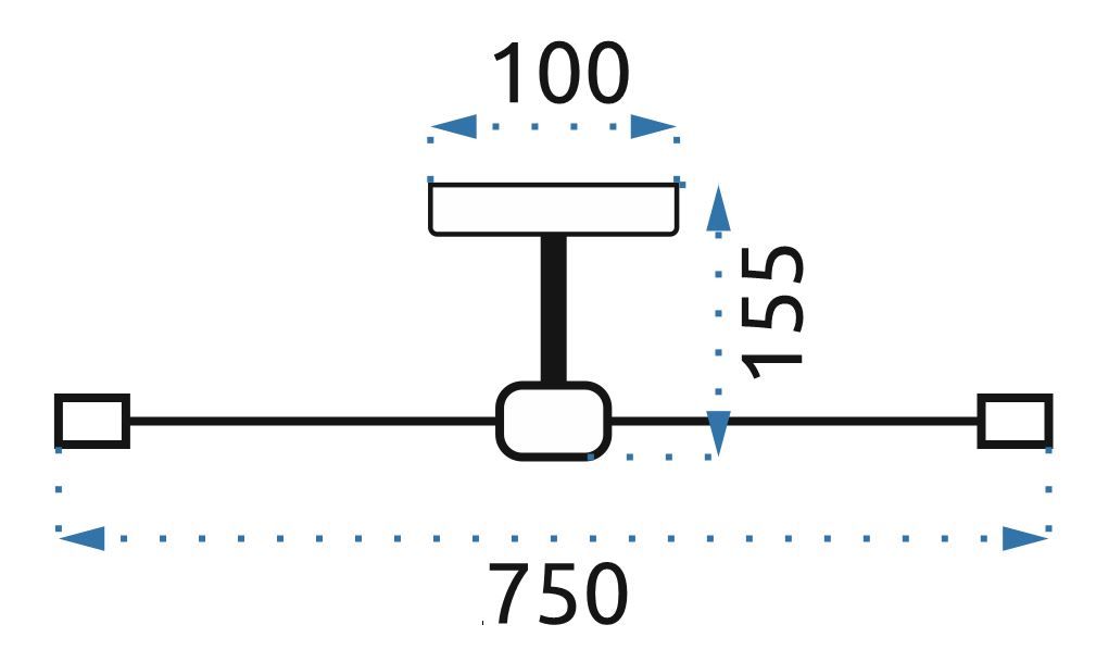 Lampada Ragno 8 Black Gold APP502-8C