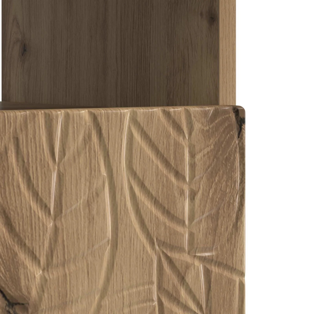 Mobile TV LED Rovere Artigianale Legno ingegnerizzato 897214