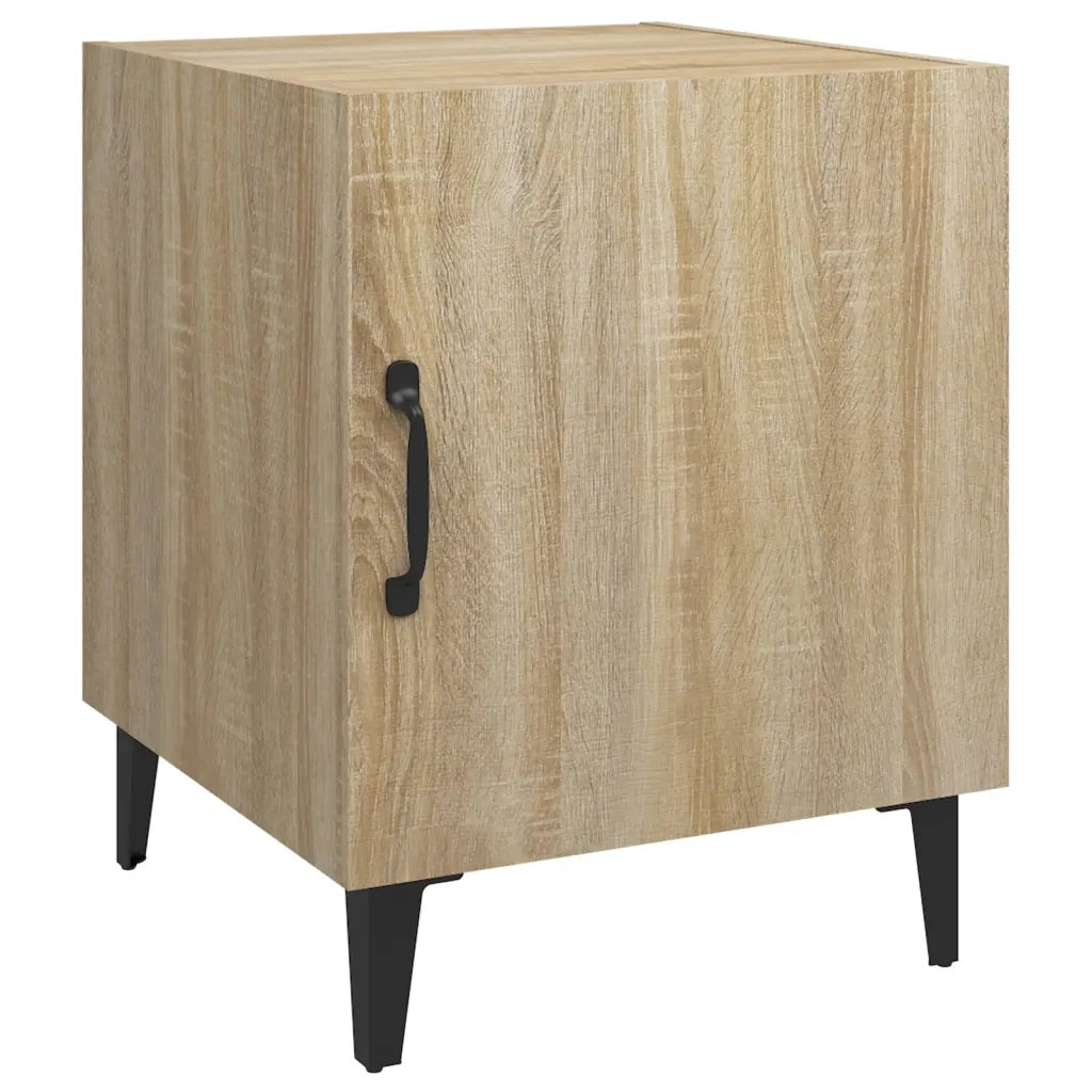Comodini 2 pz Rovere Sonoma in Legno Multistrato 812067