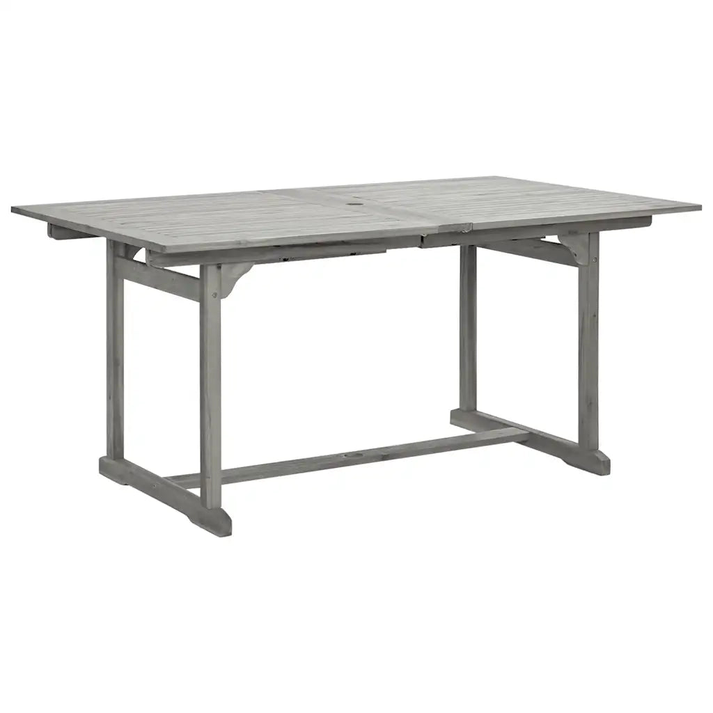 Tavolo da Pranzo per Esterni (160-240)x100x75cm Massello Acacia 316573
