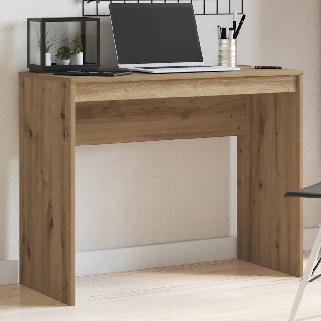 Scrivania Rovere Artigianale 90x40x72 cm in Legno Multistrato 855833